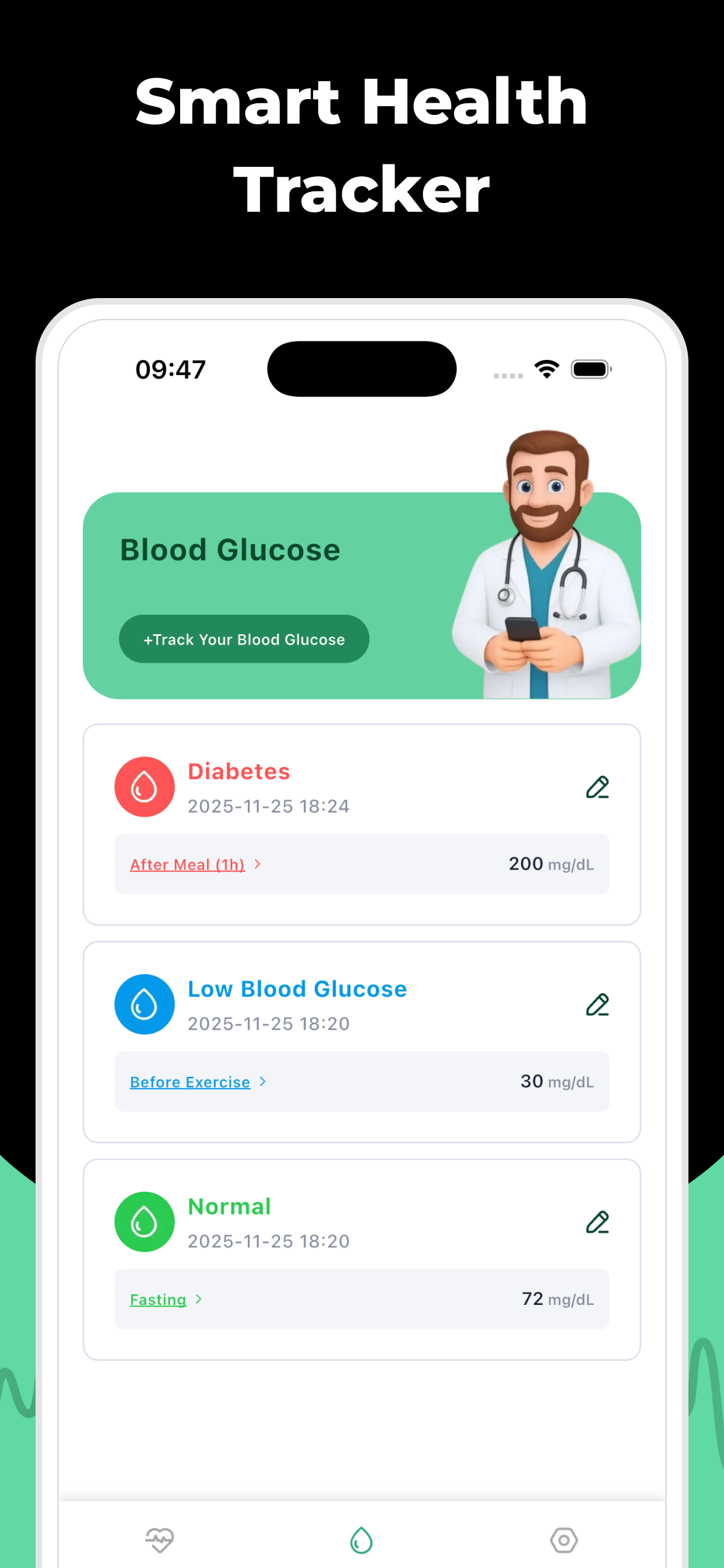 GlucoBP Monitor Screenshot 3
