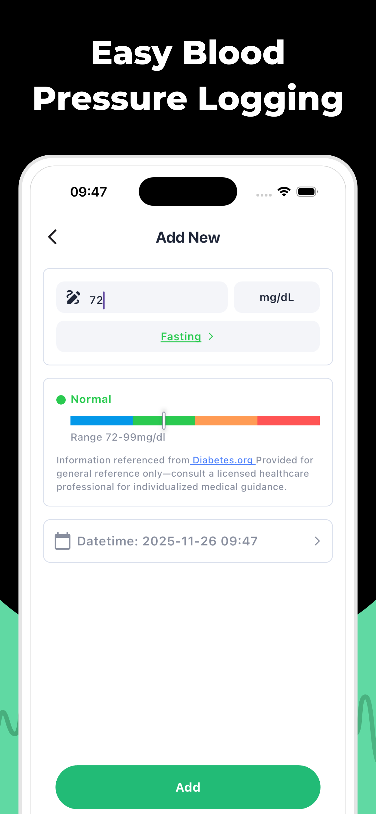 GlucoBP Monitor Screenshot 4